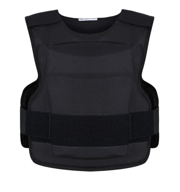 CORDURA CARRIER WITH SAPI PLATE POCKETS OVERT VEST BALLISTIC LEVEL IIIA STAB LEVEL 1