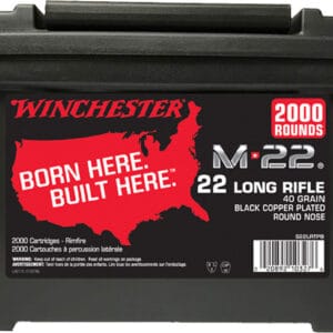 WINCHESTER AMMO 22 LR 40GR Copper Plated - 2000rd