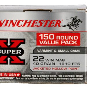 WINCHESTER AMMO 22 WM 40Gr SuperX JHP - 150rd