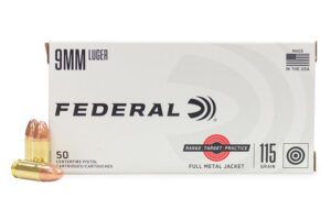 Federal RTP 9mm Range and Target 115gr FMJ 50rd Box