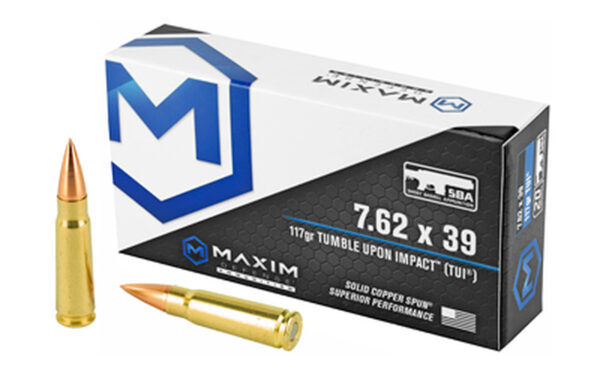 Maxim 7.62X39mm 117gr TUI Ammo 20rd Box