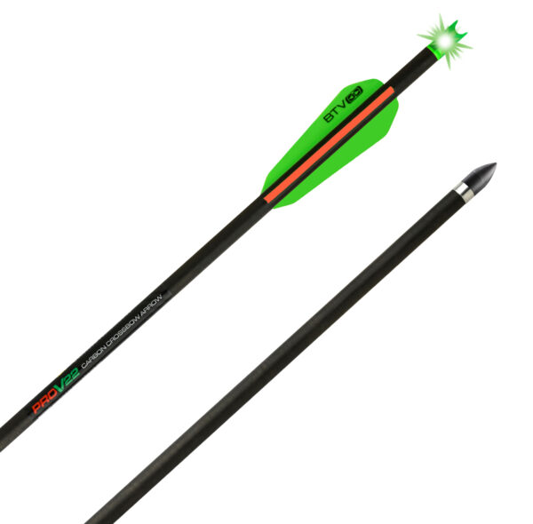 Lighted Pro-V 22 Carbon Crossbow Arrow